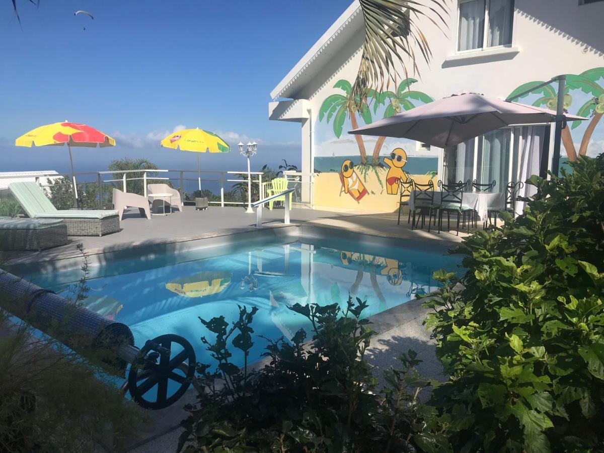 St Leu -Villa D'Artiste, Superbe Vue Mer, Piscine Chauffee Saint-Leu Exteriér fotografie