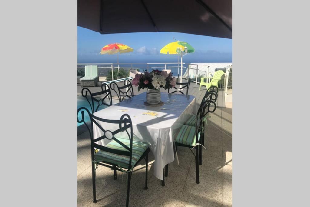 St Leu -Villa D'Artiste, Superbe Vue Mer, Piscine Chauffee Saint-Leu Exteriér fotografie