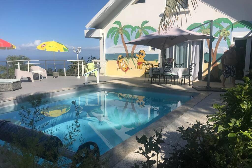 St Leu -Villa D'Artiste, Superbe Vue Mer, Piscine Chauffee Saint-Leu Exteriér fotografie