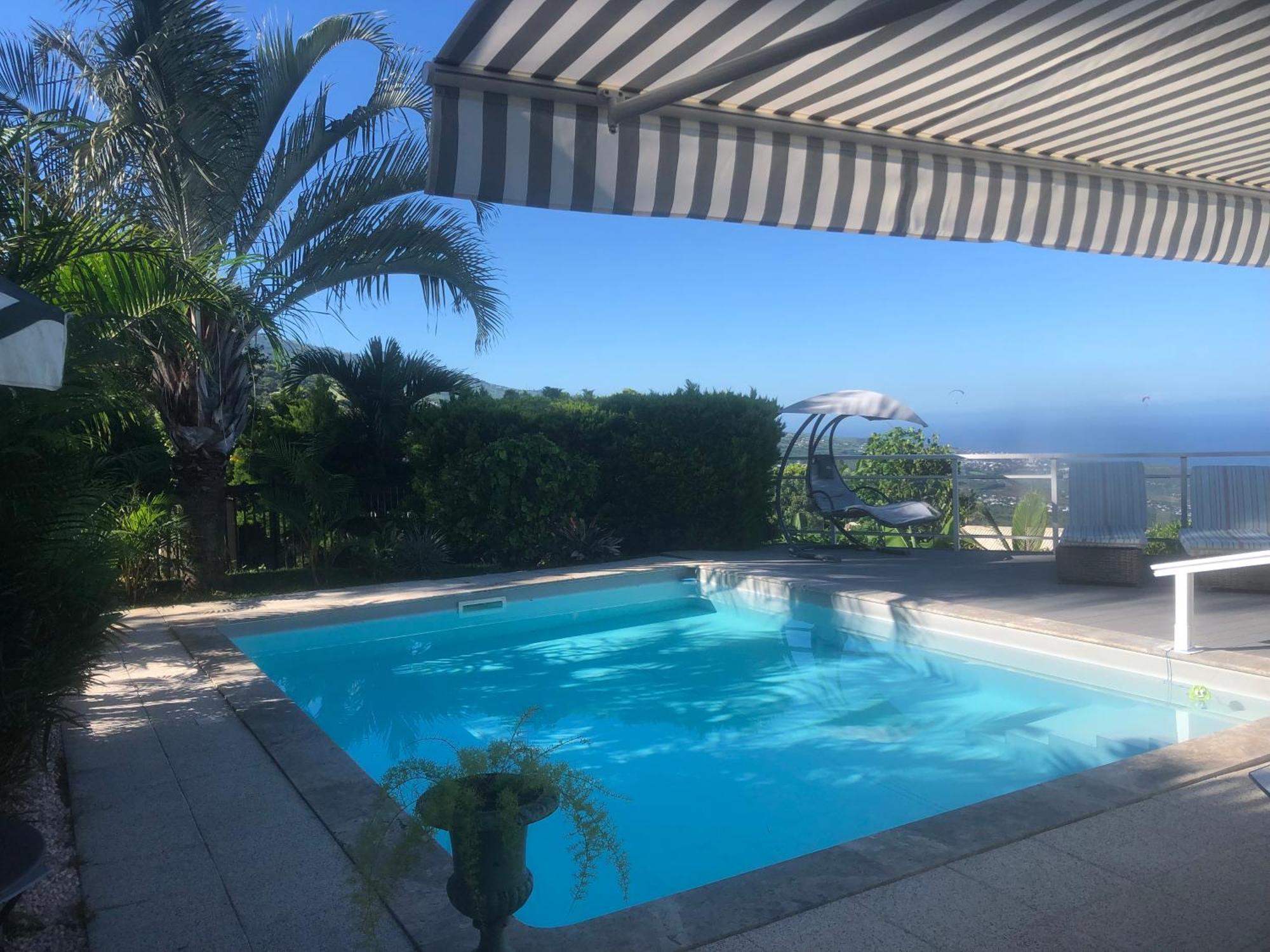 St Leu -Villa D'Artiste, Superbe Vue Mer, Piscine Chauffee Saint-Leu Exteriér fotografie